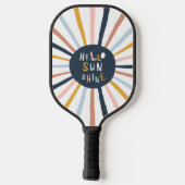 Hallo Sunshine Pickleball Schläger (Rückseite)