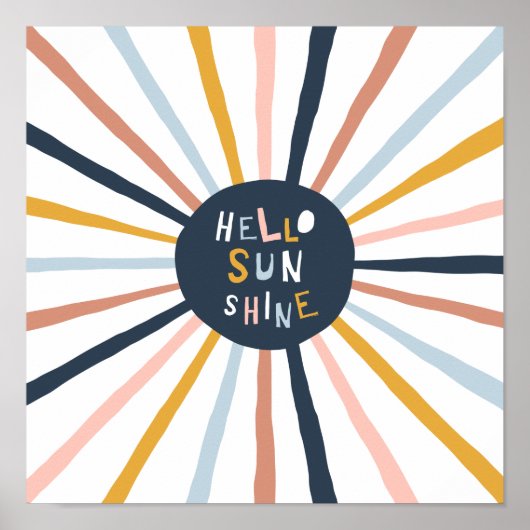 Hallo Sunshine Poster (Vorne)