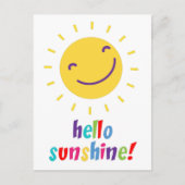 Hallo Sunshine Postkarte (Vorderseite)