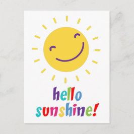 Hallo Sunshine Postkarte