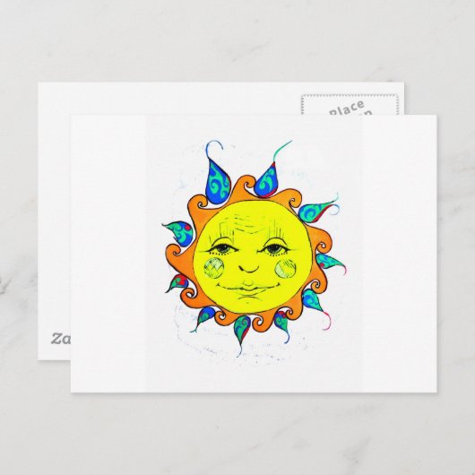 Hallo Sunshine Postkarte (Vorne/Hinten)