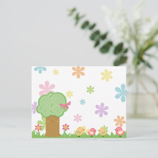 Hallo Sunshine Postkarte (Stehend Vorderseite)