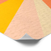 Hallo Sunshine | Retro-Poster Poster (Ecke)