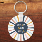 Hallo Sunshine Schlüsselanhänger (Rückseite)