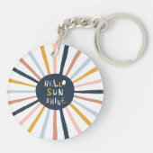 Hallo Sunshine Schlüsselanhänger (Rückseite)