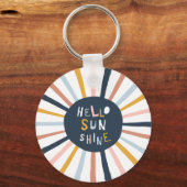 Hallo Sunshine Schlüsselanhänger (Vorderseite)