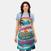 Hallo Sunshine Schürze (Getragen)