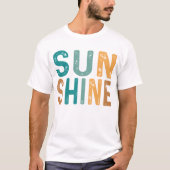 Hallo Sunshine Shirt, Beach Vacation Vibes für sie T-Shirt (Vorderseite)