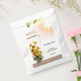 Hallo Sunshine Sonnenblume Garden Baby Dusche Geschenktütchen