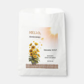 Hallo Sunshine Sonnenblume Garden Baby Dusche Geschenktütchen (Vorderseite)