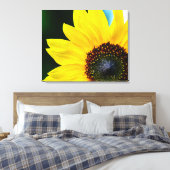 Hallo Sunshine Sonnenblume Leinwanddruck (Insitu (Schlafzimmer))