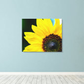 Hallo Sunshine Sonnenblume Leinwanddruck (Insitu (Holzboden))