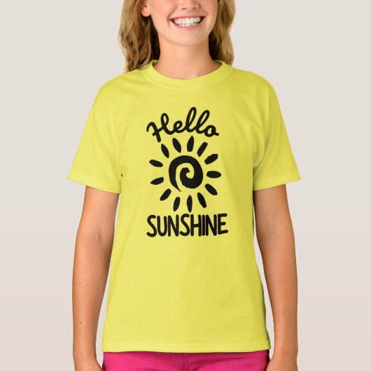 Hallo Sunshine T - Shirt (Vorderseite)