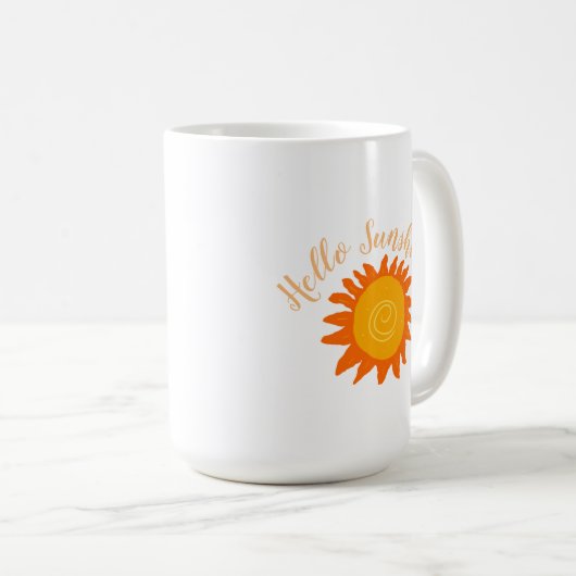 Hallo Sunshine Tasse (VorderseiteRechts)