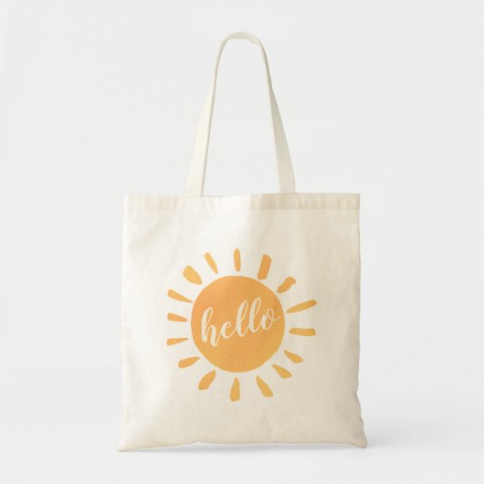 Hallo Sunshine Tote Bag Tragetasche (Vorne)