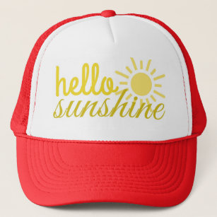 Hallo Sunshine Women's Trucker Summer Hat Truckerkappe
