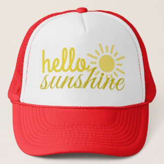 Hallo Sunshine Women's Trucker Summer Hat Truckerkappe