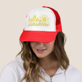 Hallo Sunshine Women's Trucker Summer Hat Truckerkappe (Beispiel)