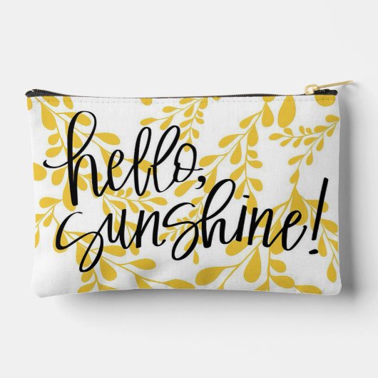 Hallo, Sunshine Zubehörtasche (Rückseite)
