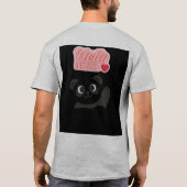 Hallo Süße Katze T-Shirt (Rückseite)