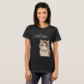Hallo süße Katze T-Shirt (Vorne ganz)