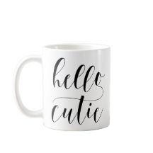 Hallo Süsse Moderne Kalligraphie | Schwarze Typogr