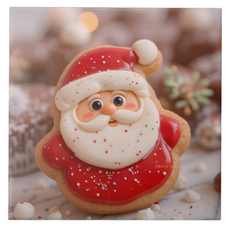 hallo süßer Weihnachtsmann Fliese