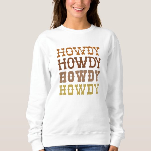 Hallo Sweatshirt (Vorderseite)