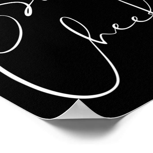 Hallo Sweet Cheeks Funny Bad Zitate Redewendungen Poster (Ecke)