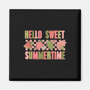 Hallo Sweet Sommerzeit Frucht - Sommer Früchte Som Magnet