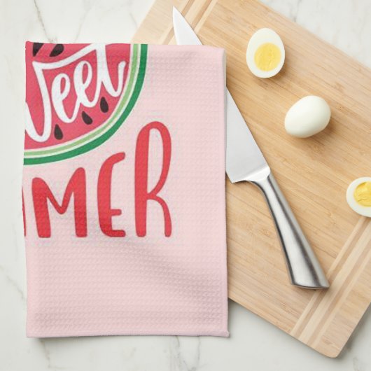 Hallo Sweet Summer Geschirrtuch (Viertel Falte)