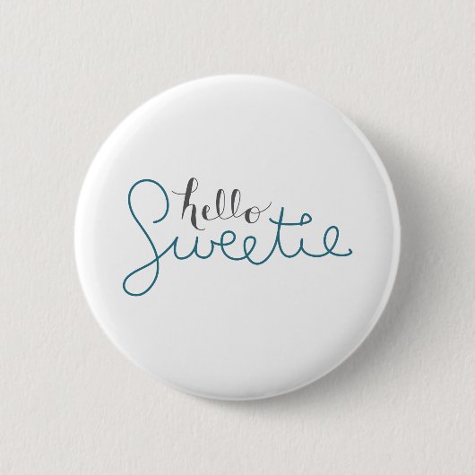Hallo Sweetieknopf Button (Vorderseite)