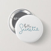 Hallo Sweetieknopf Button (Vorne & Hinten)