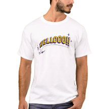HALLO! T - Shirt - weiß