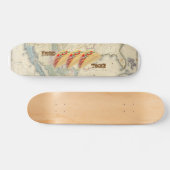 Hallo Taco-Skateboard - mit Karte Skateboard (Horizontal)
