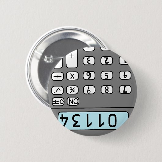 hallo Taschenrechner Button (Vorne & Hinten)