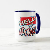 Hallo Tasse (VorderseiteRechts)