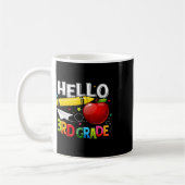 Hallo Team der 3. Klasse Dritte Klasse Squad Mädch Kaffeetasse (Links)