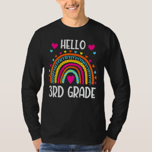 Hallo Team der 3. Klasse Dritter Tag Erster Schult T-Shirt