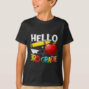 Hallo Team der 3. Klasse Third Grade Squad Mädchen T-Shirt
