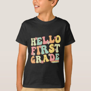 Hallo Team der ersten Klasse 1. Klassenlehrer Mädc T-Shirt