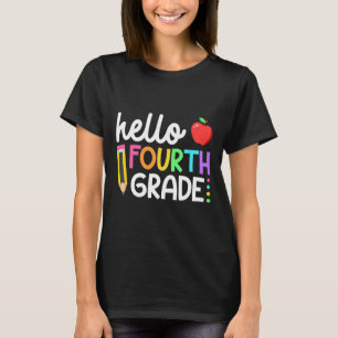 Hallo Team der vierten Klasse 4. Klasse Byck Zurüc T-Shirt