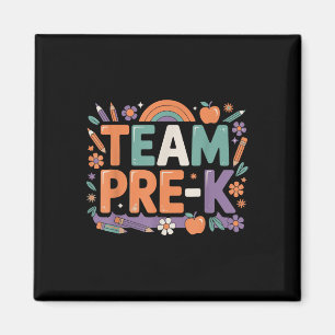 Hallo Team Pre-k Back to School Spaß für wenig Lea Magnet
