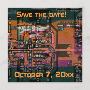 Hallo Tech elektronischer Geek, der Save the Date
