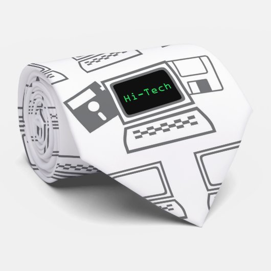 Hallo-Technologie Krawatte (Gerollt)