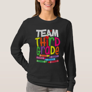 Hallo Third Grade Crew Künstler Squad Für Kinder Z T-Shirt