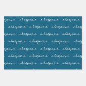 Hallo Tiled Design Geschenkpapier Set (Vorderseite)