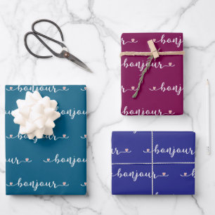 Hallo Tiled Design Geschenkpapier Set