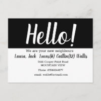 Hallo treffe die Nachbarn