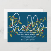 Hallo treffen Sie die Nachbarn Postkarte (Vorne/Hinten)